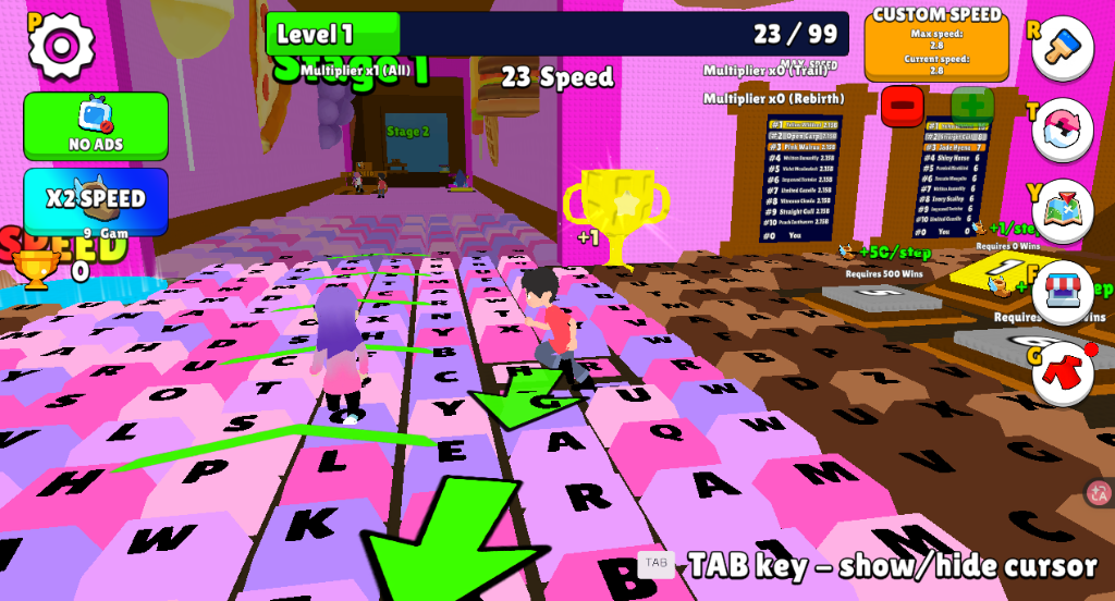 Slime Keyboard Escape 3D Gameplay Live Screenshot