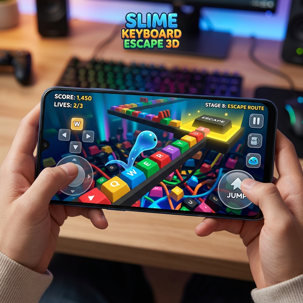 Slime Keyboard Escape Mobile & Chromebook Touch Steering